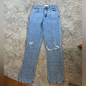 High rise jean